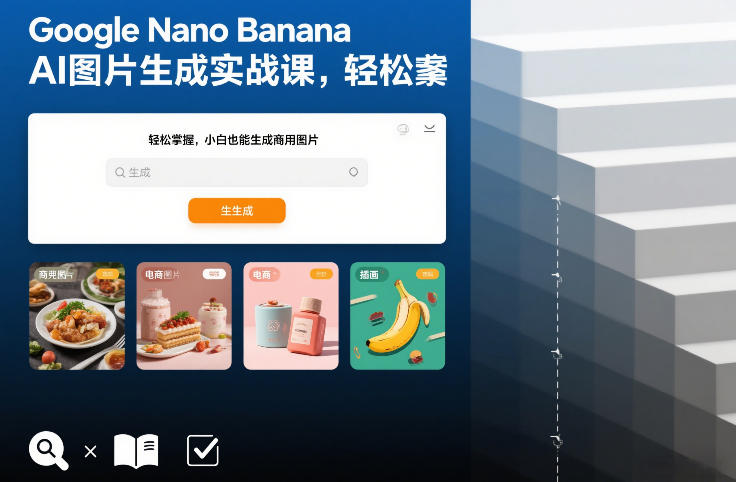 Google Nano Banana AI图片生成实战课，轻松掌握，小白也能生成商用图片-璞创优选云网创