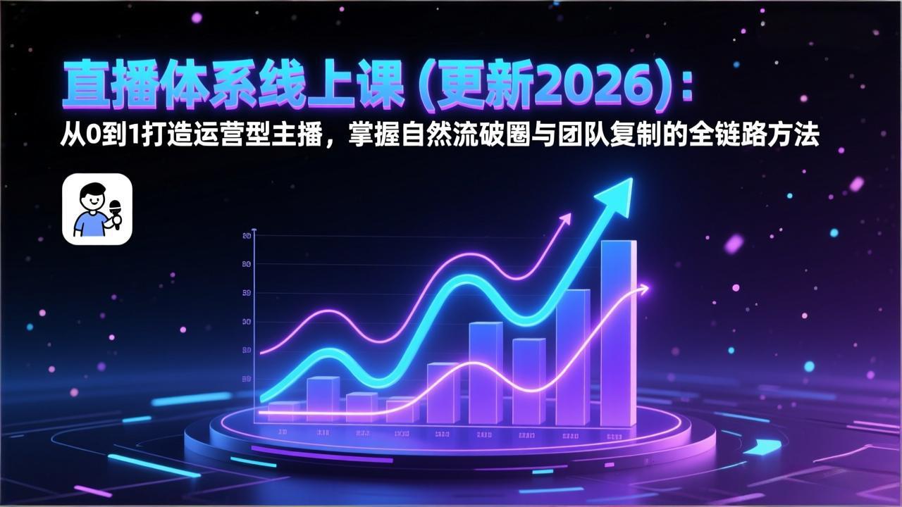 直播体系线上课(更新2026-璞创优选云网创