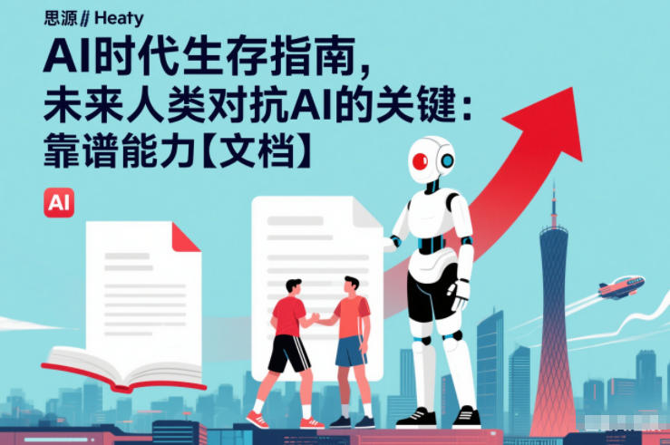 AI时代生存指南，未来人类对抗AI的关键：靠谱能力【文档】-璞创优选云网创