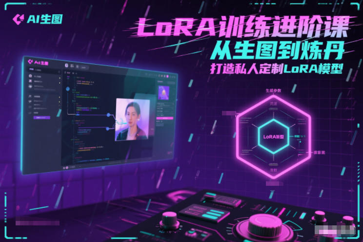 LoRA训练进阶课，从生图到炼丹，打造私人定制LoRA模型-璞创优选云网创