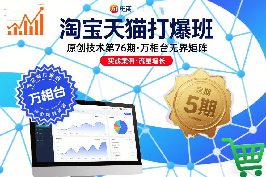 淘宝天猫打爆班原创技术第76期，万相台无界矩阵-璞创优选云网创