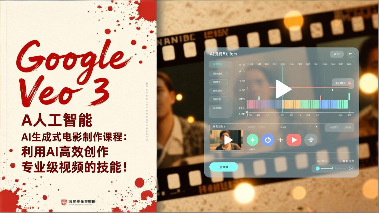 Google Veo 3人工智能AI生成式电影制作课程：利用AI高效创作专业级视频的技能！-璞创优选云网创