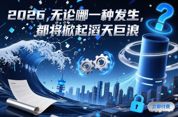 付费文章：2026，无论哪一种发生，都将掀起滔天巨浪-璞创优选云网创