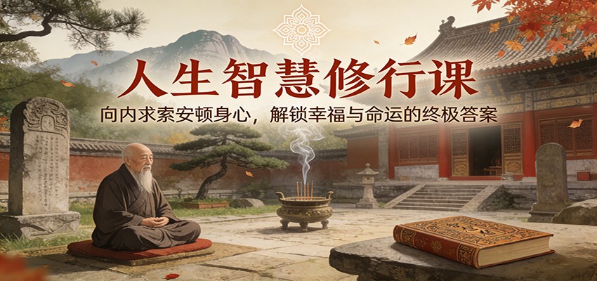 人生智慧修行课：向内求索安顿身心，解锁幸福与命运的终极答案-璞创优选云网创