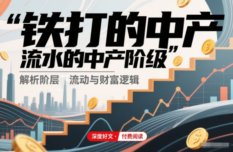 付费文章：铁打的中产，流水的中产阶级-璞创优选云网创