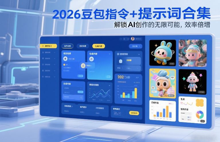 2026豆包指令+提示词合集，解锁AI创作的无限可能，效率倍增-璞创优选云网创