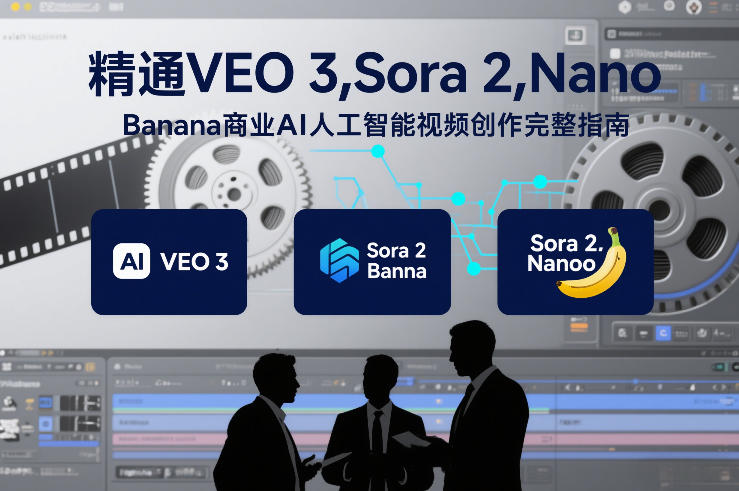 精通VEO 3，Sora 2，Nano Banana商业AI人工智能视频创作完整指南-璞创优选云网创