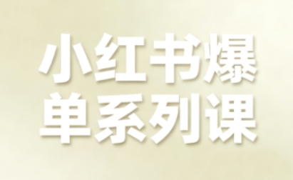 小红书爆单系列课，聚焦小红书电商全链路增长(更新)-璞创优选云网创