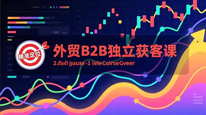 外贸B2B独立获客课，Facebook主页搭建、消息互动广告、精准定位，打造高询盘系统-璞创优选云网创