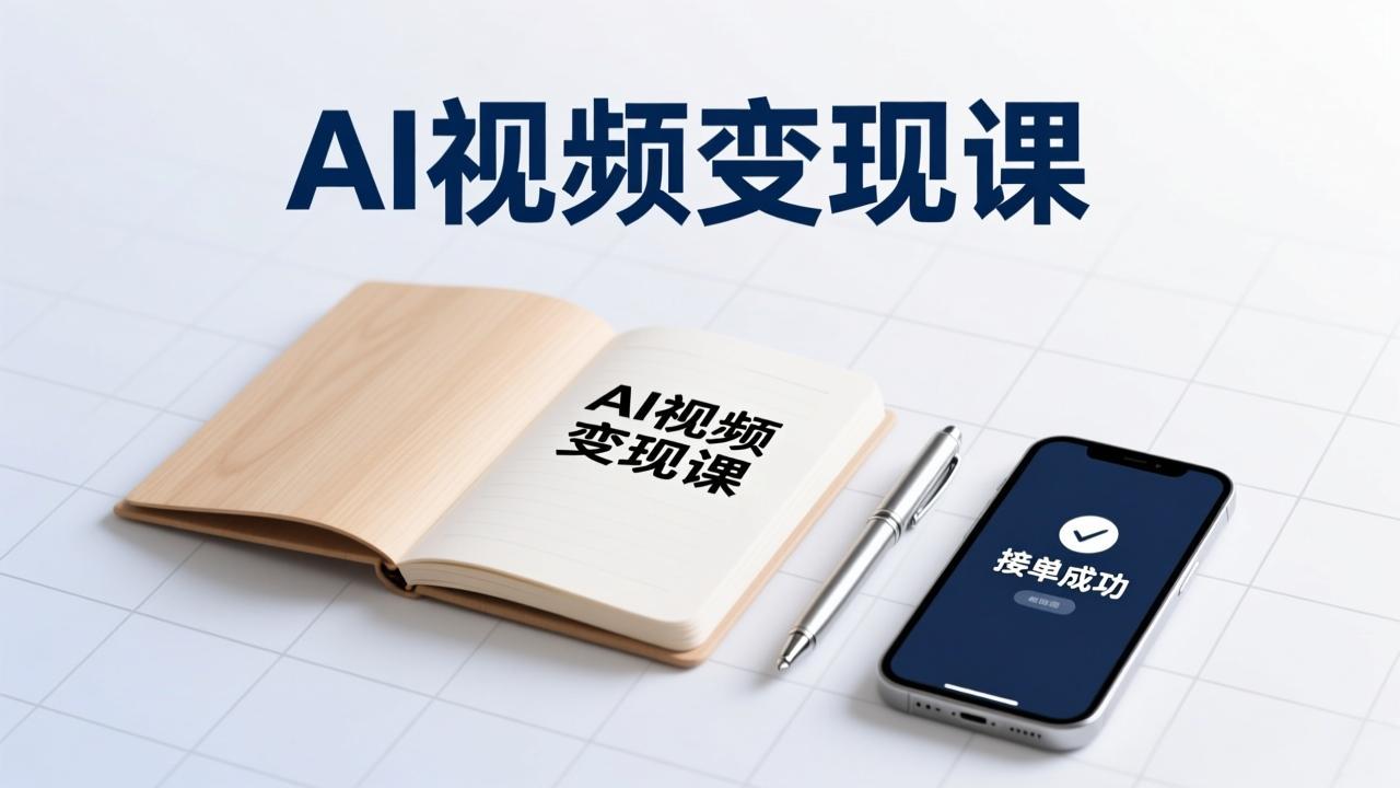 AI视频变现课，学完即可创作短片、接商单，实现副业增收，单项目报价可达千元-璞创优选云网创